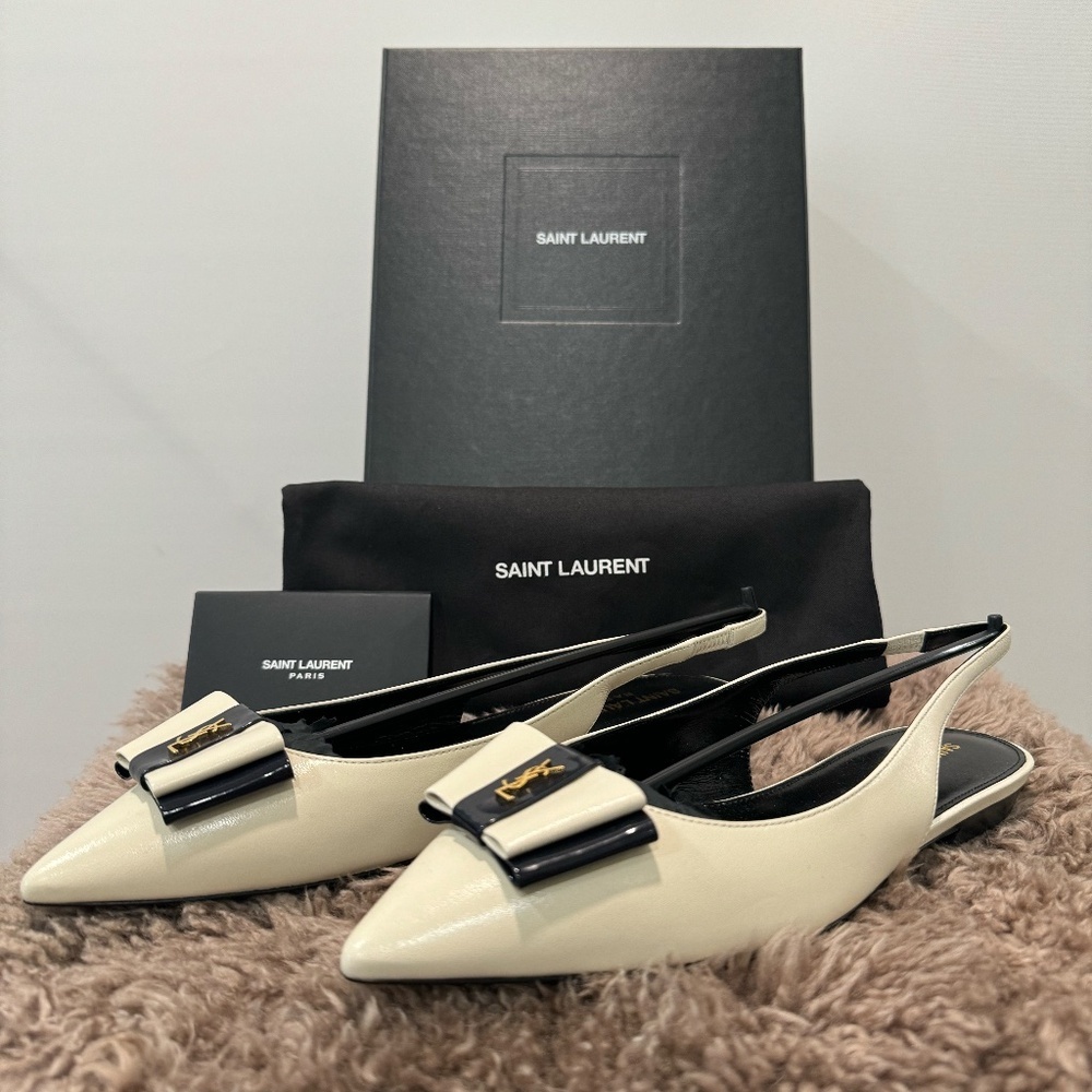 YSL Anais Slingback Flats - Picture 2 of 6